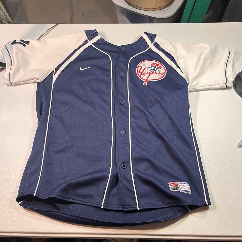 Nike Team Genuine Merchandise NY Yankees‎ Derek Jeter Jersey Size Large Stitched